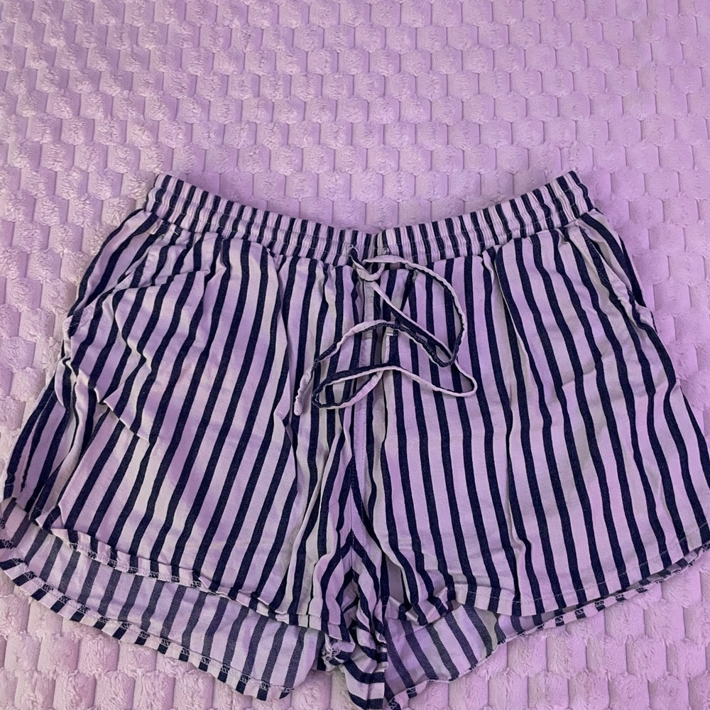Universal Thread Navy and White Striped Shorts